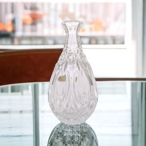 Vintage The European Collection Lead Crystal Decanter Missing Stopper